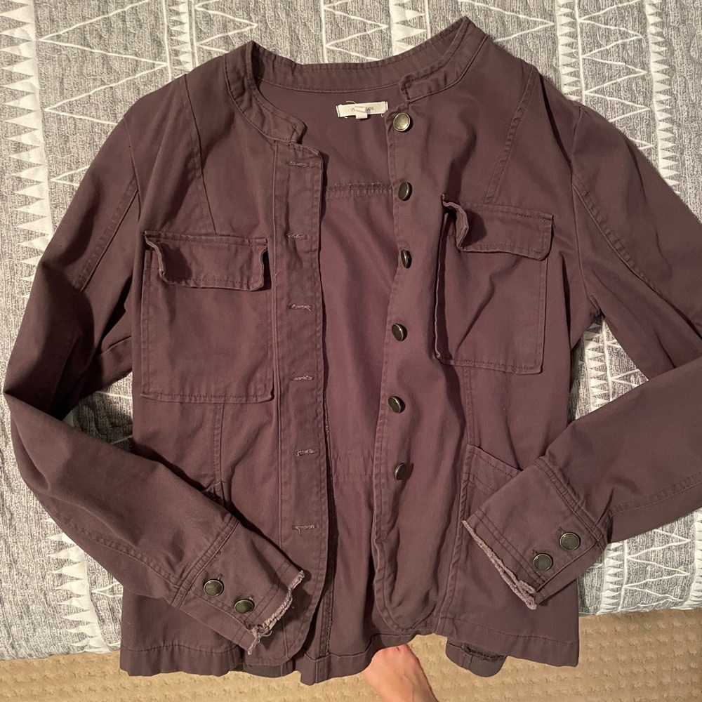 Maurice's gray jacket